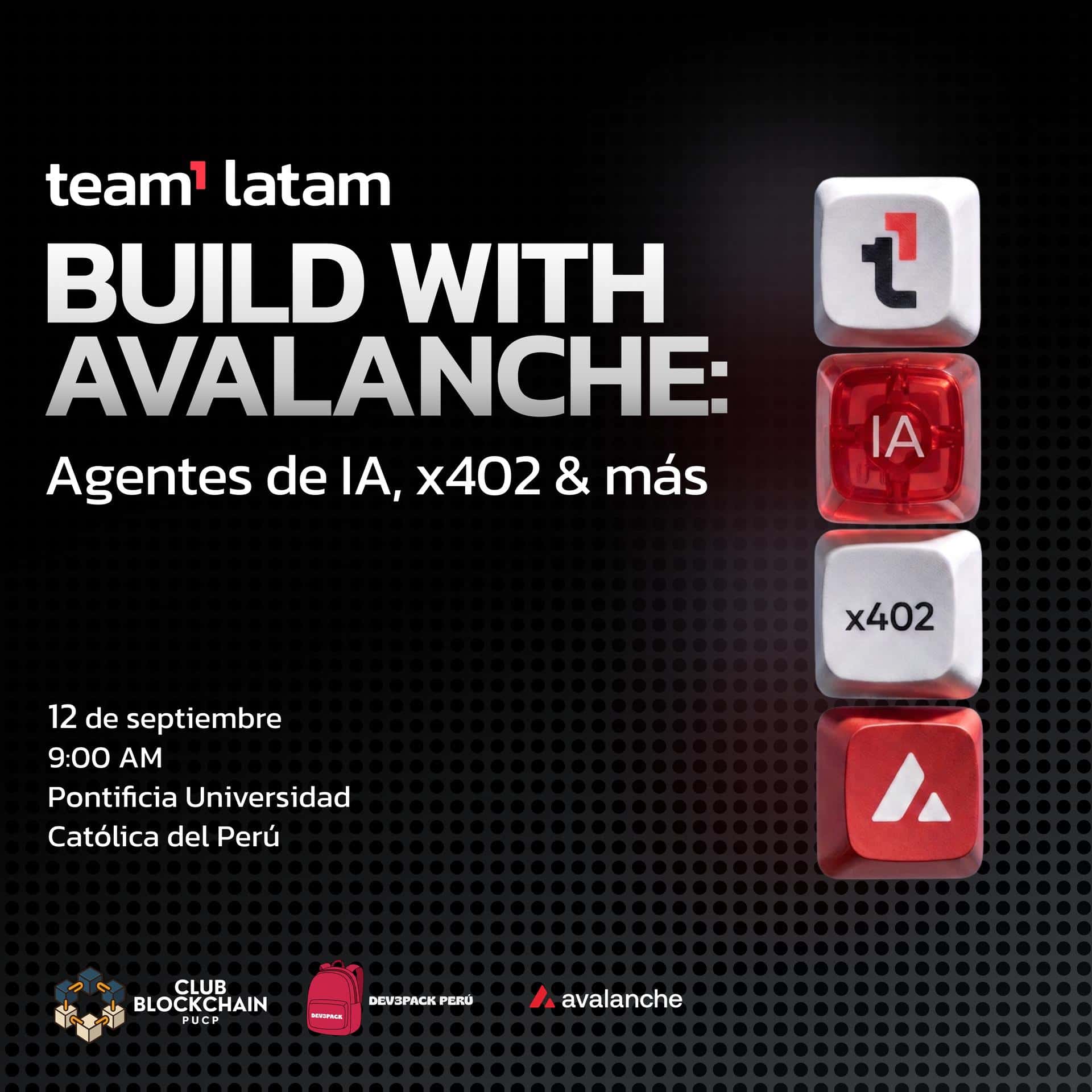 Build With Avalanche: Agentes de IA, x402 y más 🔺