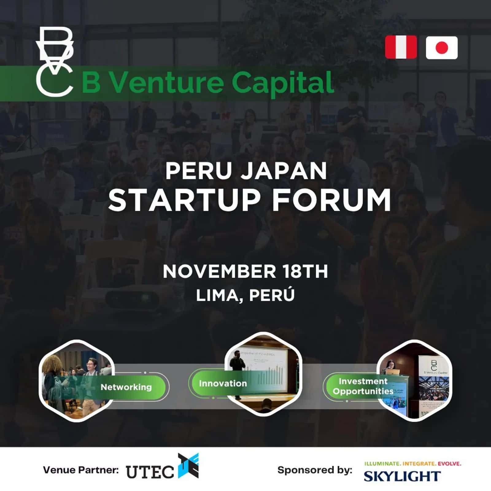 B Venture Capital: Peru Japan Startup Forum 2026