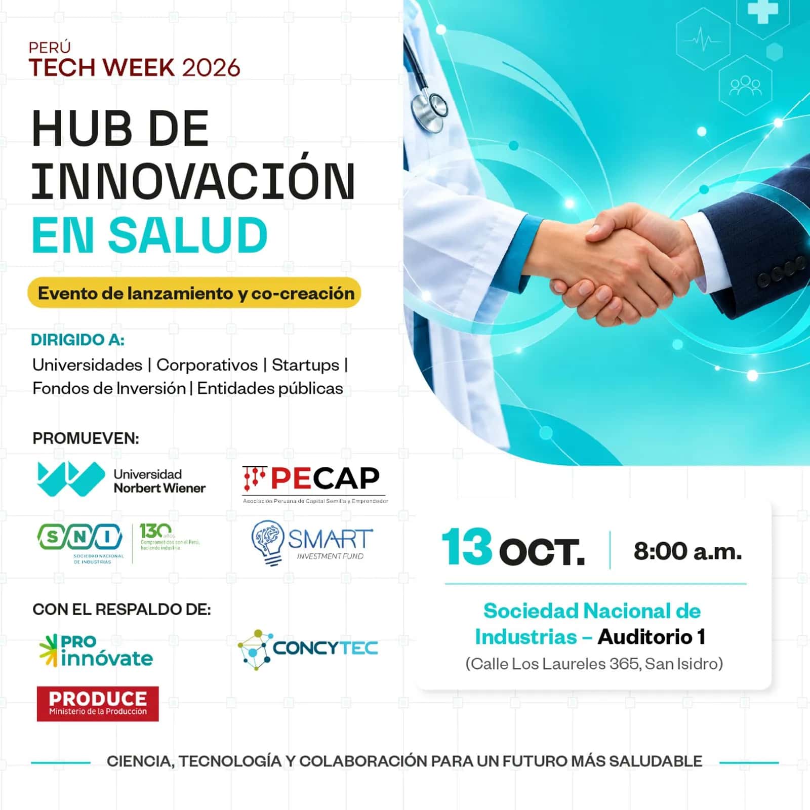 Hub de Innovación en Salud: Conectando el ecosistema para transformar la salud en el Perú