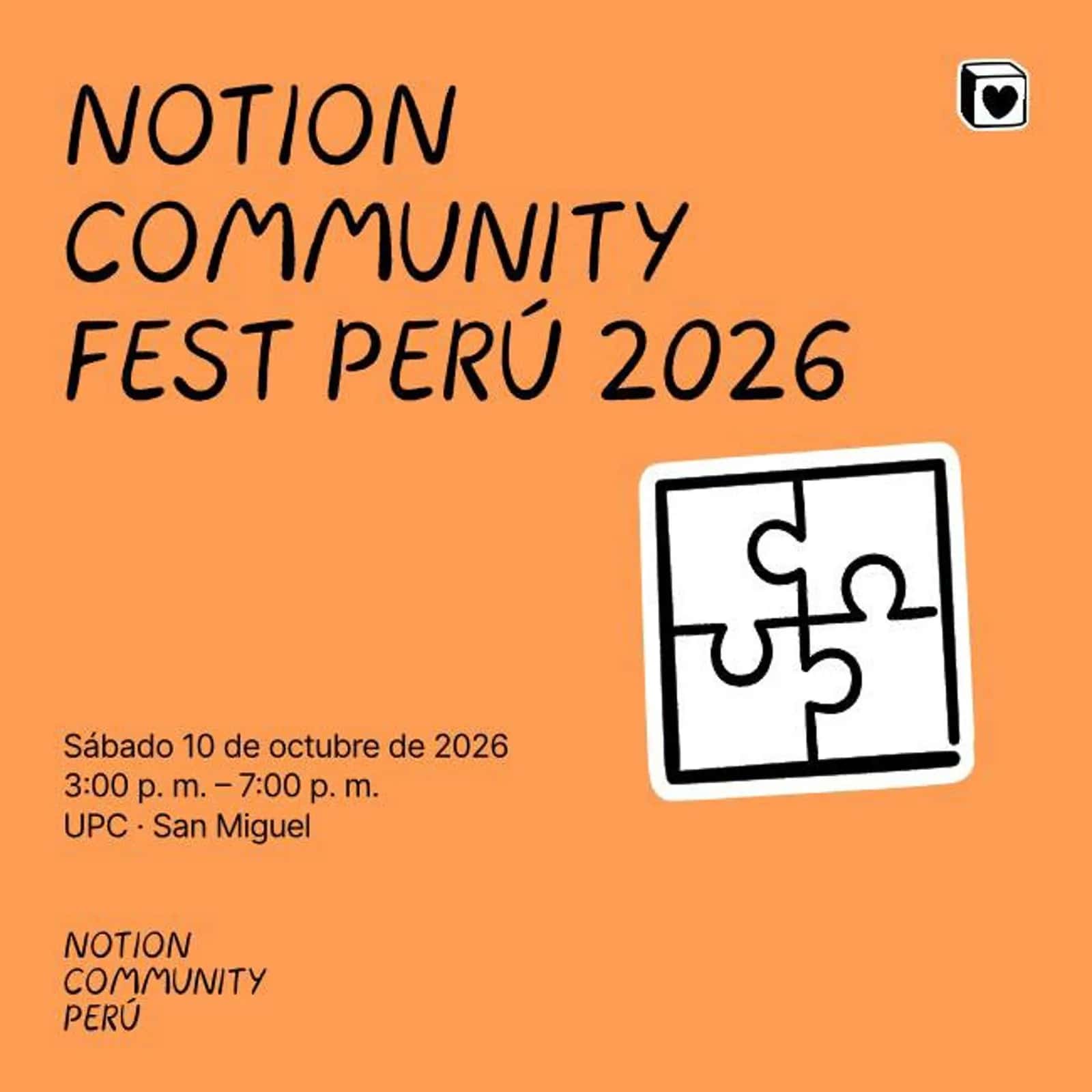 Notion Community Fest Perú