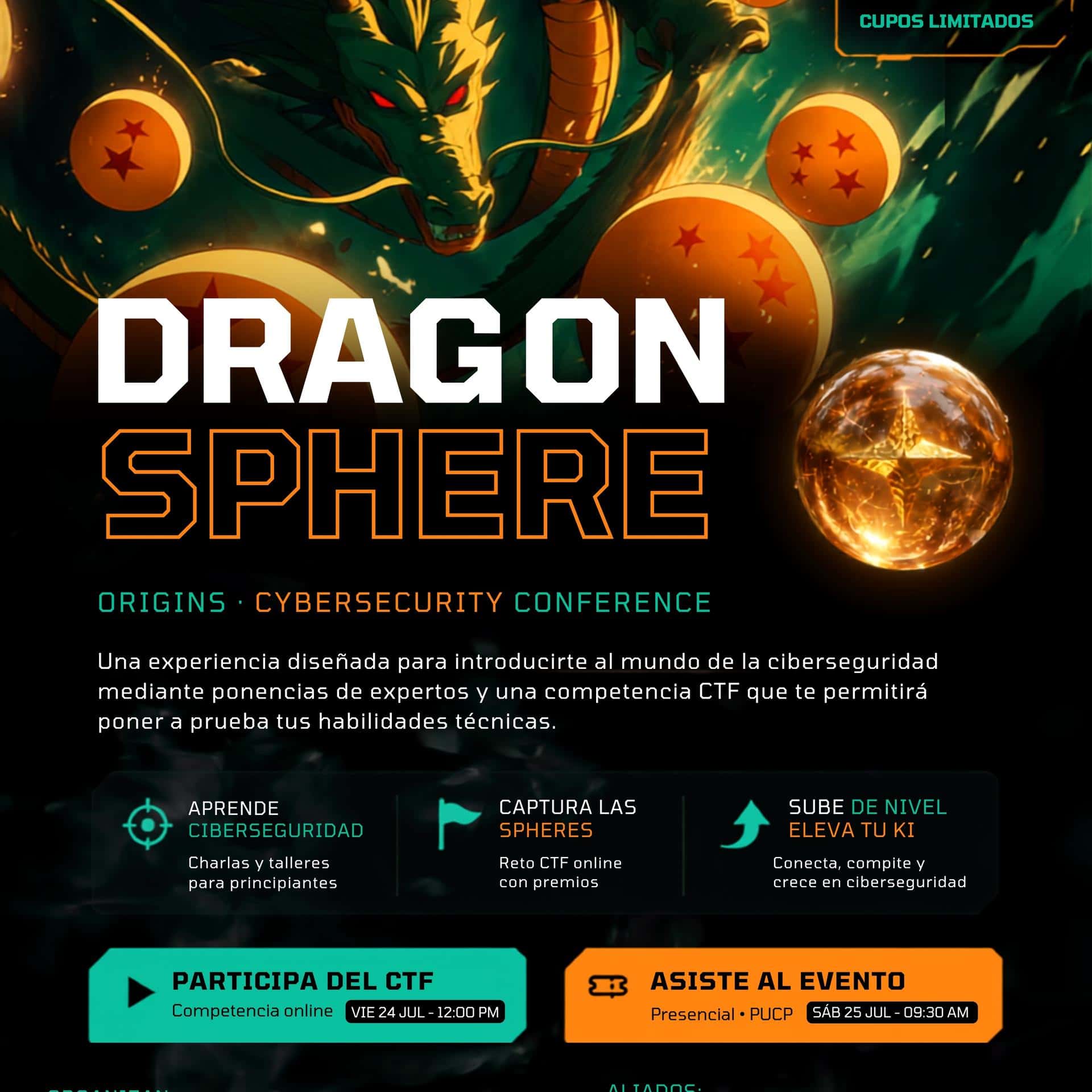 Dragon Sphere Origins: Cyber Security Conference 🐉 Evento Presencial